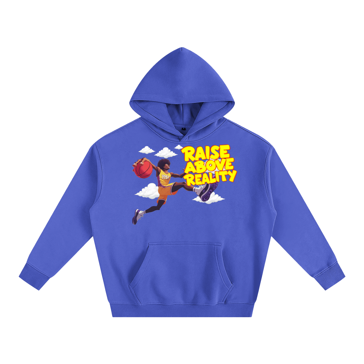 RAISE ABOVE REALITY Oversize Fleeced Hoodie