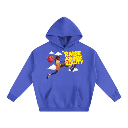 RAISE ABOVE REALITY Oversize Fleeced Hoodie