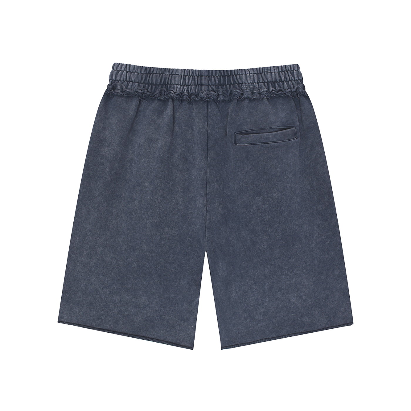 PMP Faith Never Luck Unisex Mineral Wash Raw Edge Shorts