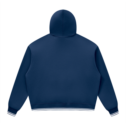 Jean Patch Logo Block Fleece Hoodie
