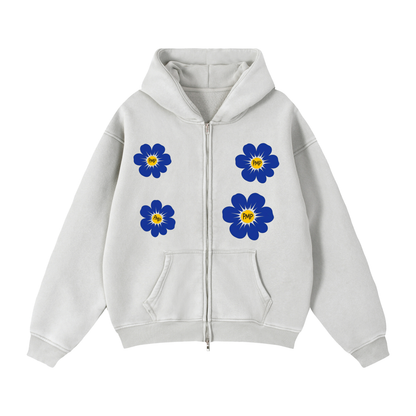 Faith Flower PMP Zip Up Jacket