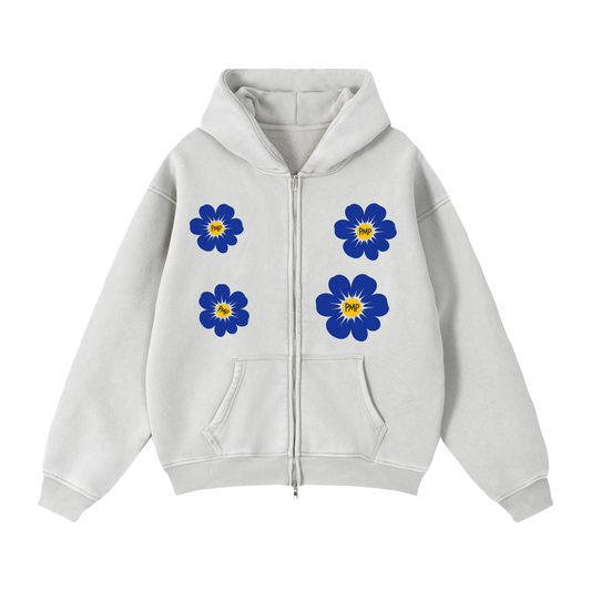 Faith Flower PMP Zip Up Jacket