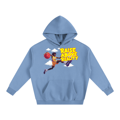 RAISE ABOVE REALITY Oversize Fleeced Hoodie