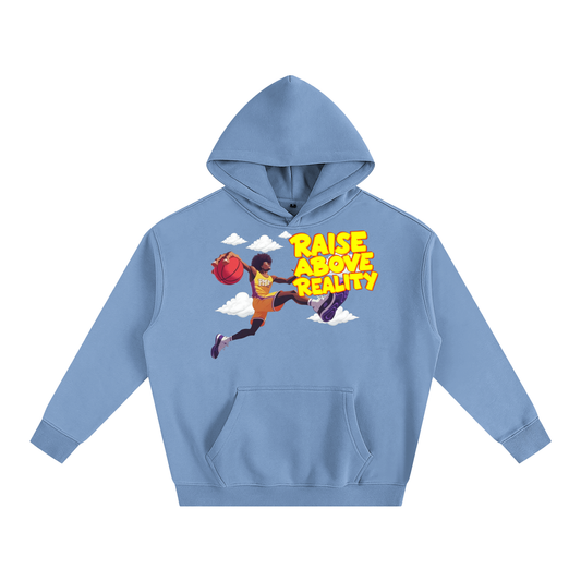 RAISE ABOVE REALITY Oversize Fleeced Hoodie