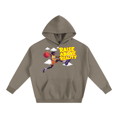 RAISE ABOVE REALITY Oversize Fleeced Hoodie