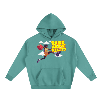RAISE ABOVE REALITY Oversize Fleeced Hoodie