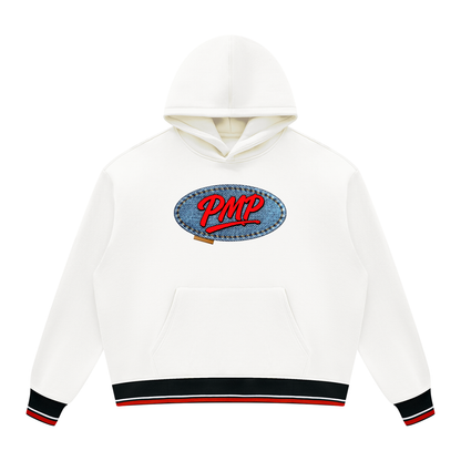 Jean Patch Logo Block Fleece Hoodie