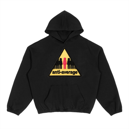 Anti- Average Boxy Cinched Hem Hoodie