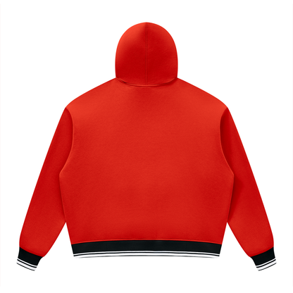 Jean Patch Logo Block Fleece Hoodie