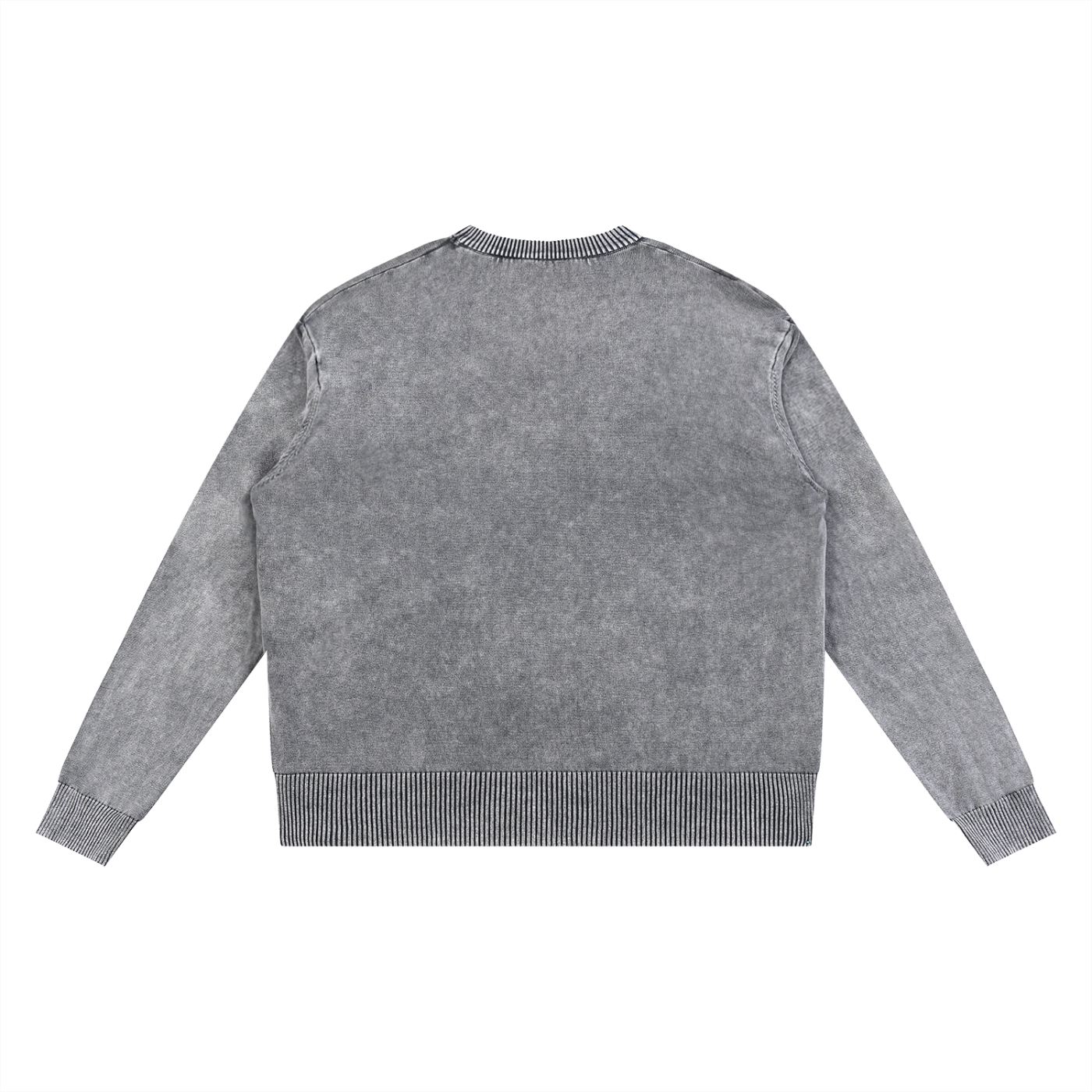 Lead Never Follow Mineral Wash Oversized Sweater