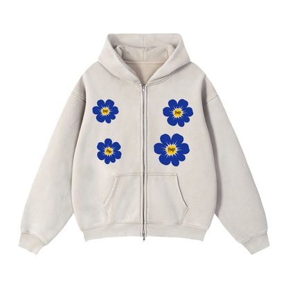 Faith Flower PMP Zip Up Jacket