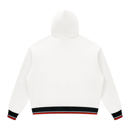 Jean Patch Logo Block Fleece Hoodie