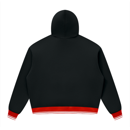 Jean Patch Logo Block Fleece Hoodie
