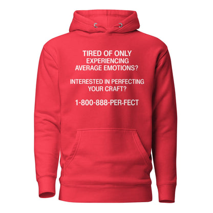 CALL 1-800-888-PER-FECT Hoodie - Cotton-Blend Fleece Streetwear