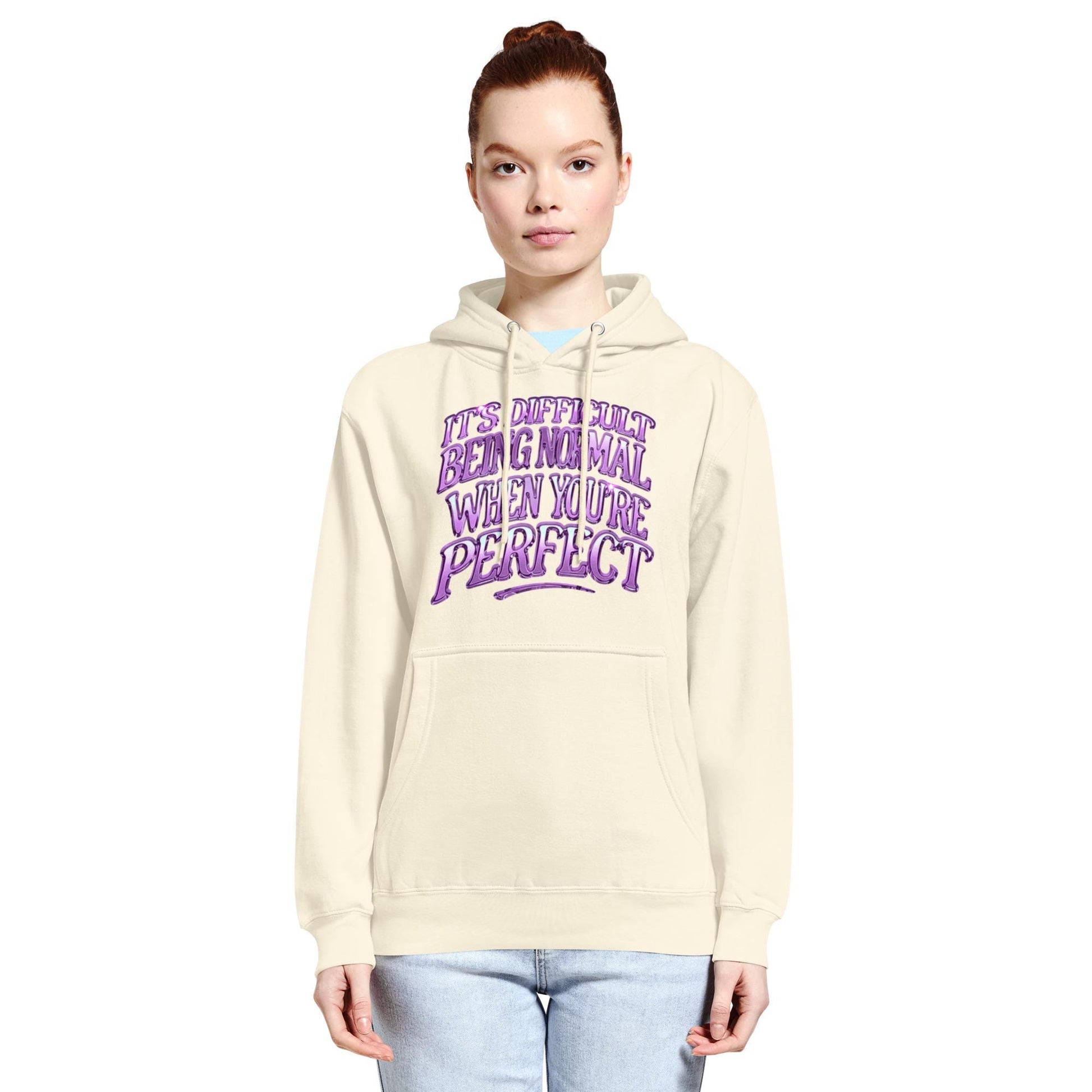 Its Difficult Being Normal Hoodie