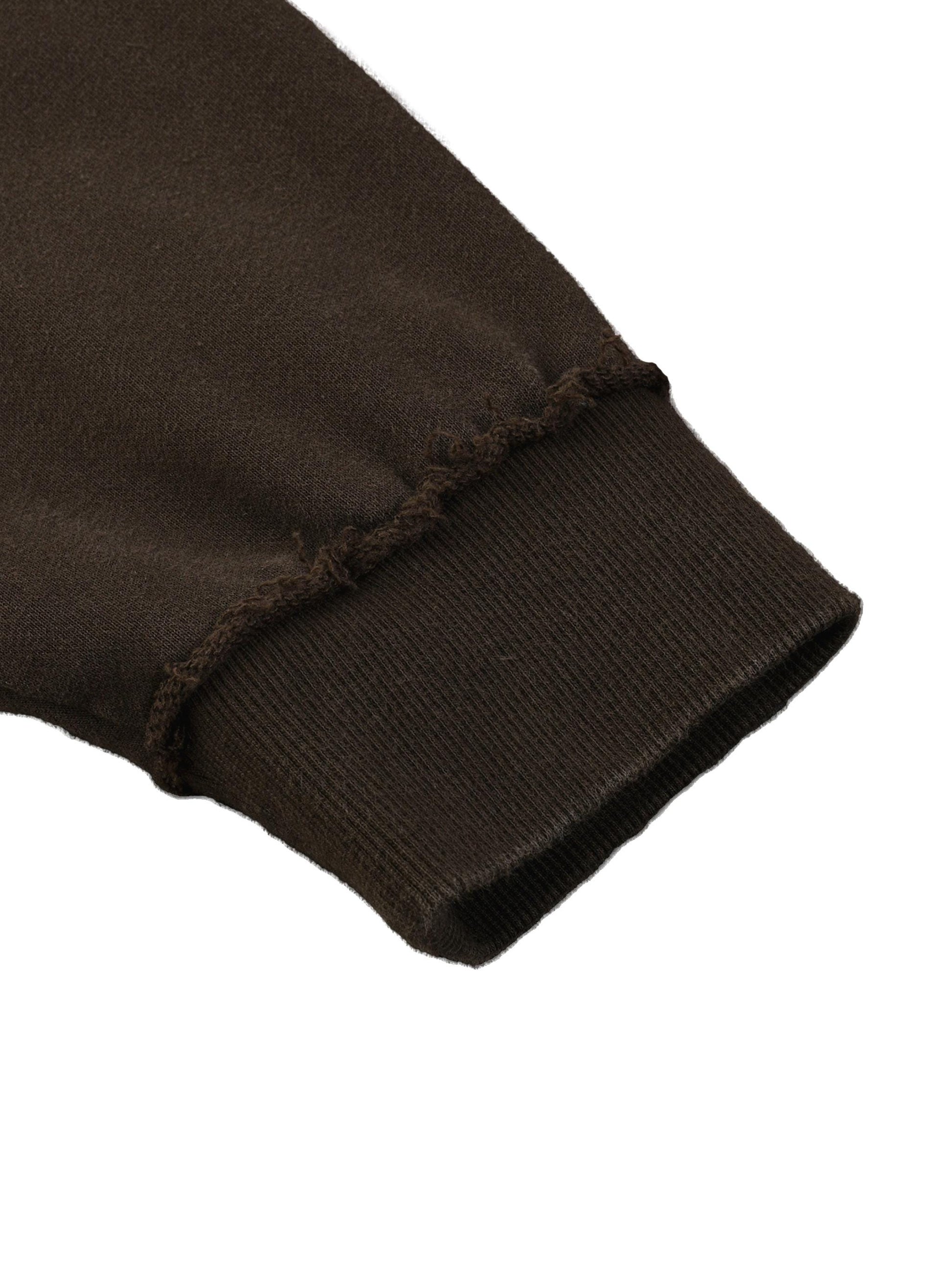 PMP Every Day Special Sun Fade Raw Edge Quarter-Zip Sweatshirt