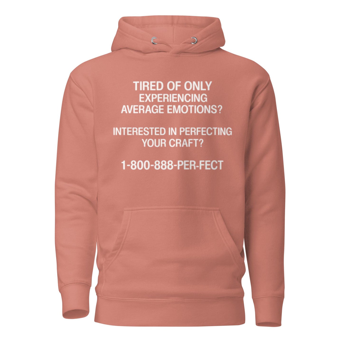 CALL 1-800-888-PER-FECT Hoodie - Cotton-Blend Fleece Streetwear