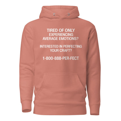 CALL 1-800-888-PER-FECT Hoodie - Cotton-Blend Fleece Streetwear
