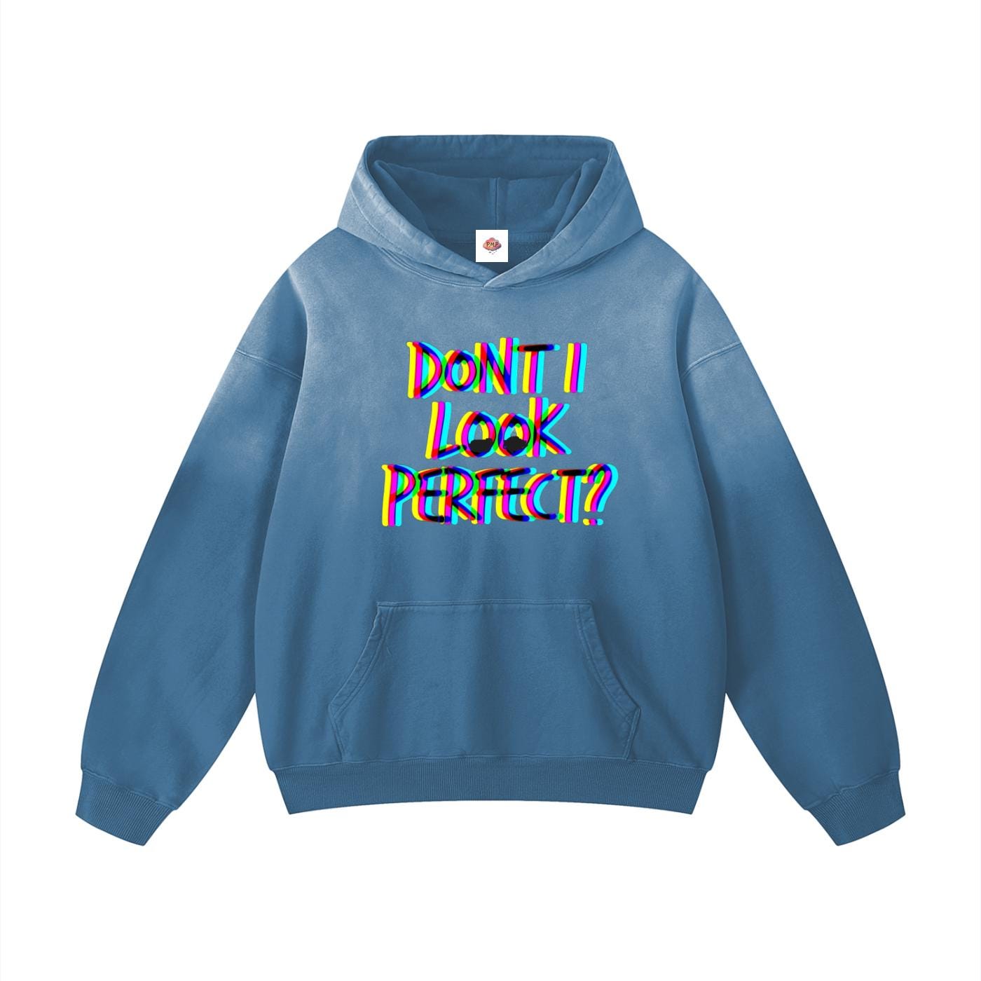 Don’t I Look ? Oversized Sunfade Hoodie - Heavyweight Cotton Blend
