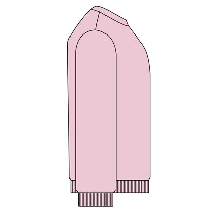 Never Lucky Only Highly Favored Snow Washed Oversized Sweatshirt