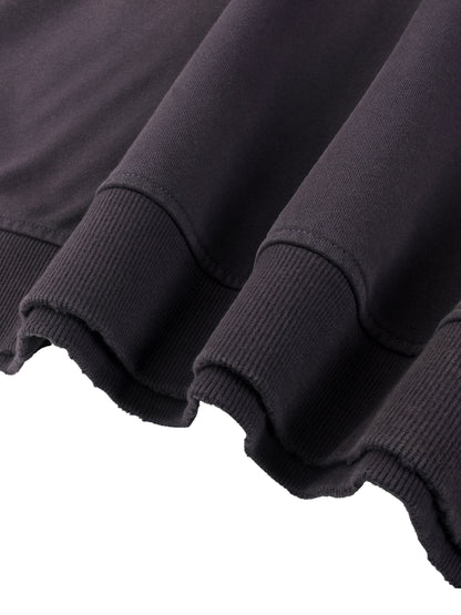 Sun Fade Frayed Fleece Hoodie